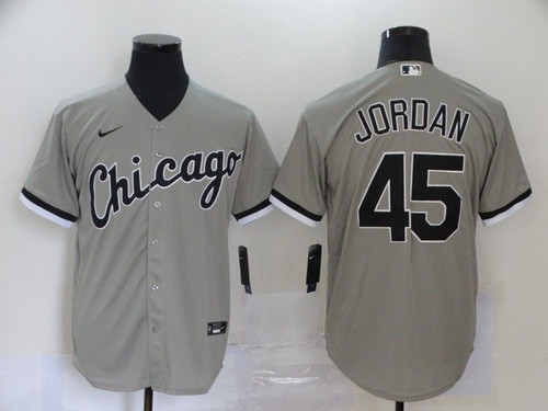 Chicago White Sox Michael Jordan #45 2020 Mlb Grey Jersey