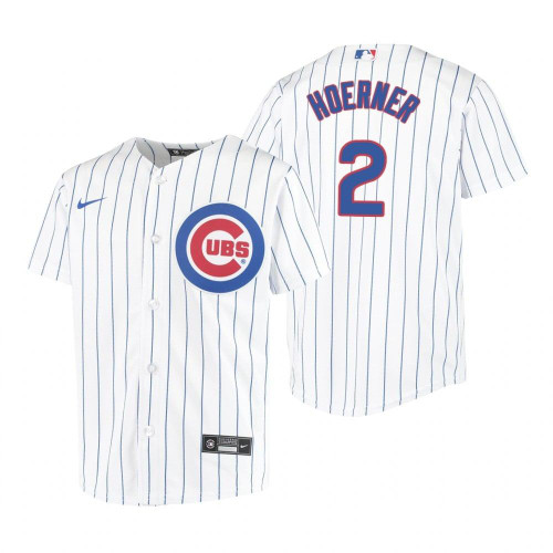 Chicago Cubs #2 Nico Hoerner 2020 White Jersey Gift For Cubs Fans