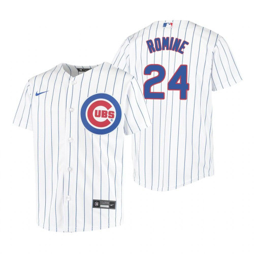 Chicago Cubs #24 Andrew Romine 2020 White Jersey Gift For Cubs Fans
