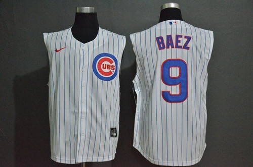 Chicago Cubs Javier Bï¿½Ez 9 2020 Mlb White Jersey