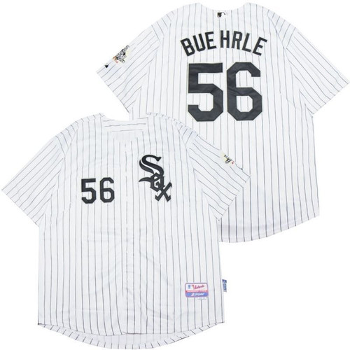 Chicago White Sox Mark Buehrle #56 2020 Mlb White Jersey