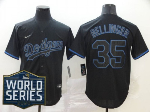 Los Angeles Dodgers Cody Bellinger #35 2020 Mlb Black Jersey