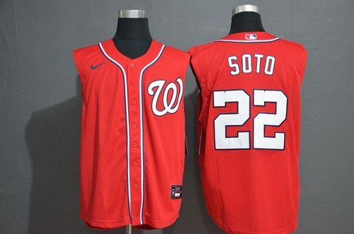 Washington Nationals Juan Soto 22 2020 Mlb Red Jersey