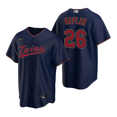 Mens Minnesota Twins #26 Max Kepler Alternate Navy Jersey Gift For Twins Fans