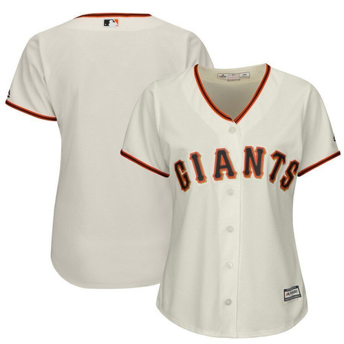 San Francisco Giants Majestic Womens Cool Base Jersey Cream 2019