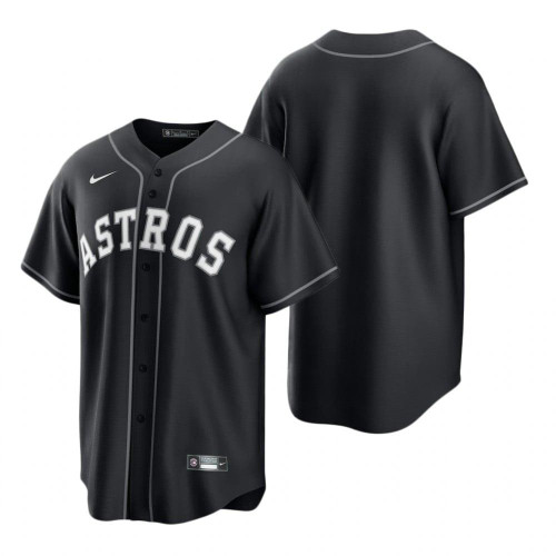 Mens Houston Astros Mlb Black Team Jersey Gift For Astros And Baseball Fans