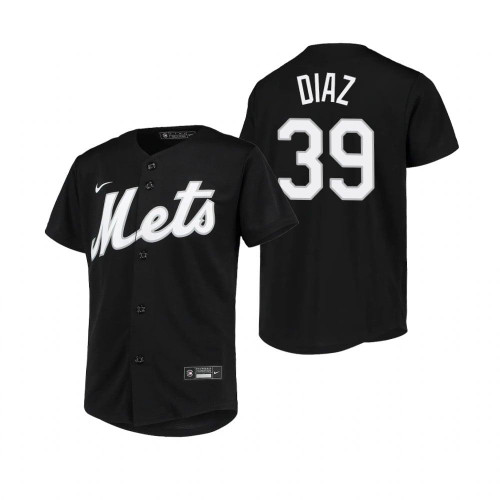 New York Mets #39 Edwin Diaz 2020 Alternate Black Jersey Gift For Mets Fans
