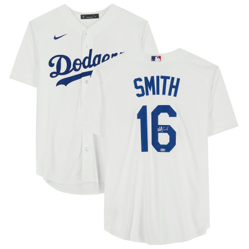 Will Smith Los Angeles Dodgers Fanatics  Autographed Nike Replica Replica White Replica Jersey