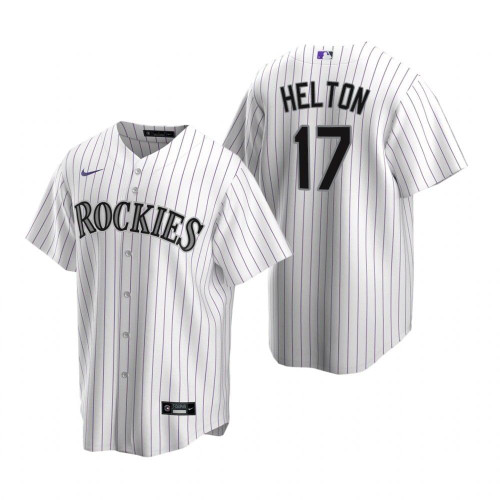 Colorado Rockies #17 Todd Helton Collection 2020 Alternate White Jersey Gift For Rockies Fans