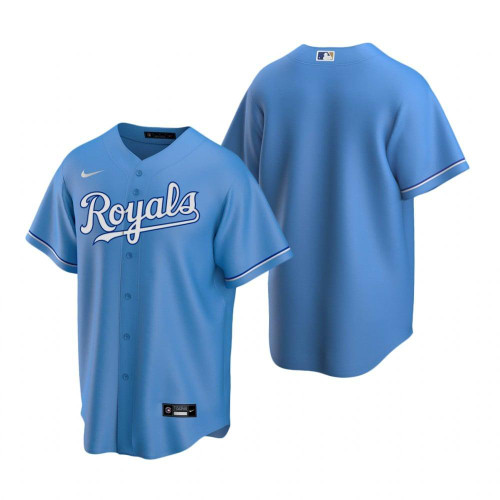 Mens Kansas City Royals Mlb Baseball Alternate Light Blue Jersey Gift For Royals Fans
