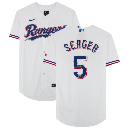 Corey Seager Texas Rangers Fanatics  Autographed Nike Replica Replica  Jersey - White