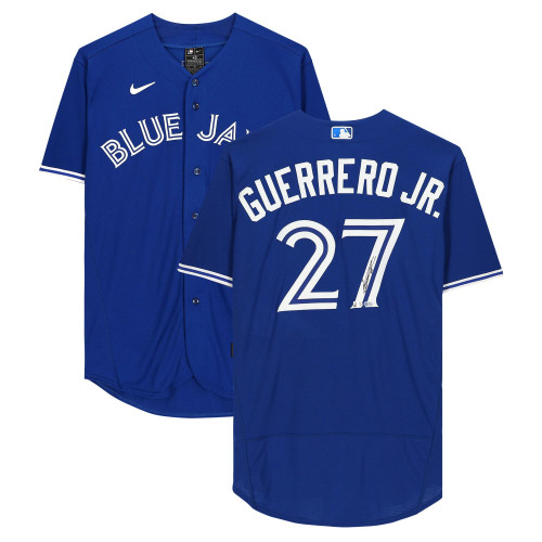 Vladimir Guerrero Jr. Toronto Blue Jays Fanatics  Autographed Nike Replica Replica  Jersey - Royal