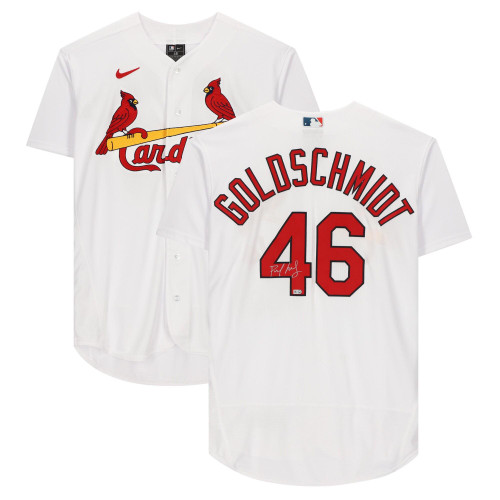 Paul Goldschmidt St. Louis Cardinals Fanatics  Autographed White Nike Replica Replica  Jersey