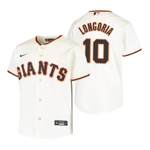 San Francisco Giants #10 Evan Longoria 2020 Alternate Cream Jersey Gift For Giants Fans