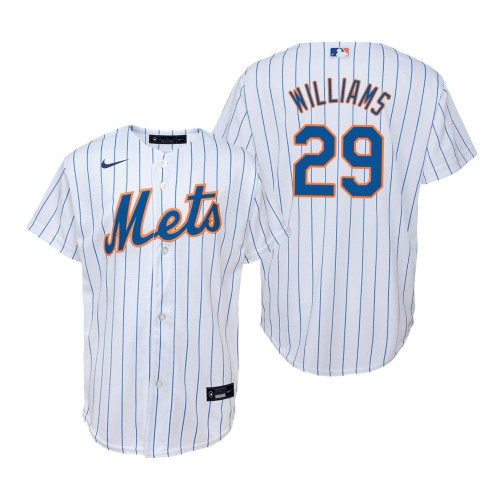 New York Mets #29 Trevor Williams 2020 Alternate White Jersey Gift For Mets Fans