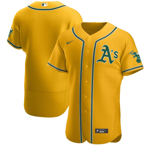 Oakland Athletics Nike Replica Replica Replica  Official Team Jersey - Gold
