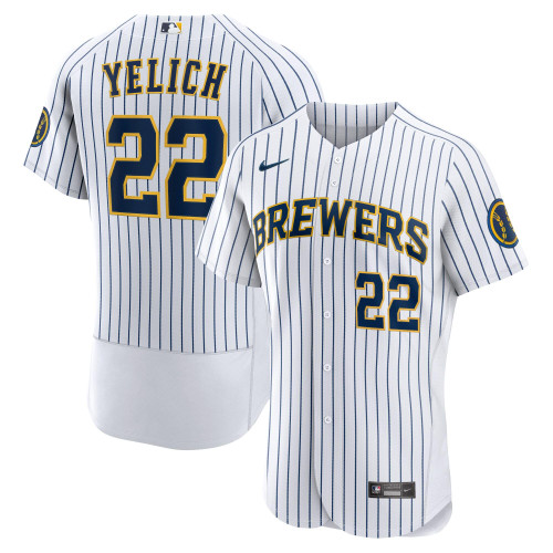 Christian Yelich Milwaukee Brewers Nike Replica Replica Team Alternate  Player Jersey - White