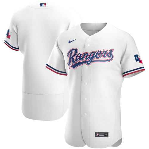 Texas Rangers Nike Replica Replica Replica Home  Team Logo Jersey - White