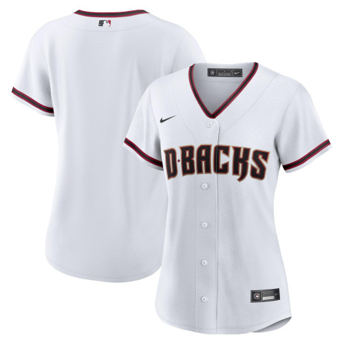 Arizona Diamondbacks Nike Replica Replica Women's Home Blank Replica Jersey - White