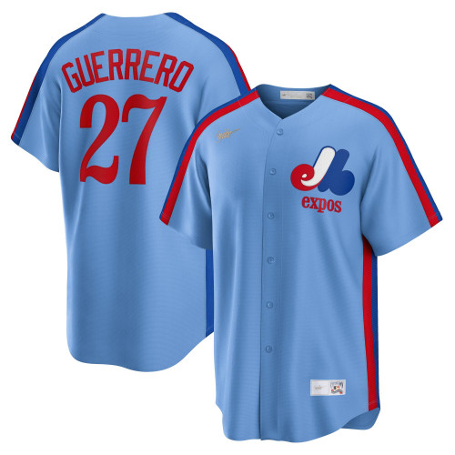 Vladimir Guerrero Montreal Expos Nike Replica Replica Road Cooperstown Collection Player Jersey - Powder Blue