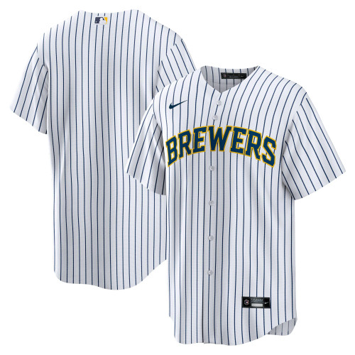 Milwaukee Brewers Nike Replica Replica Home Replica Team Jersey - White