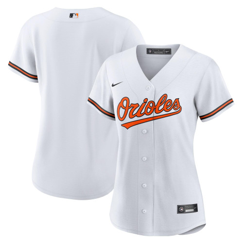 Baltimore Orioles Nike Replica Replica Women's Home Blank Replica Jersey - White