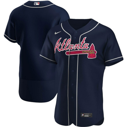 MenS Atlanta Braves Navy Alternate Team Baseball Jersey Mlb Baseball Jersey1153