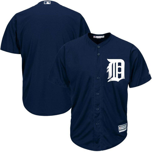 Detroit Tigers Majestic Official Cool Base Jersey Jersey Navy 2021