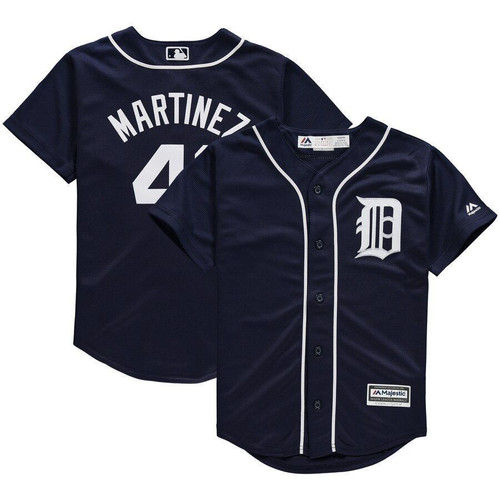 Victor Martinez Detroit Tigers Majestic  Alternate Official Cool Base Player Jersey Jersey Navy