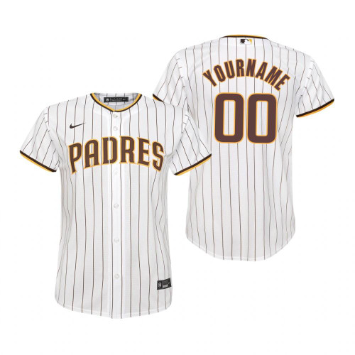 San Diego Padres Custom Name Number 2020 White Jersey Gift For Padres Fans