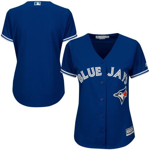 WomenS Majestic Royal Toronto Blue Jays Alternate Plus Size Replica Cool Base Team Jersey