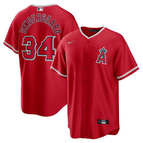 Noah Syndergaard Los Angeles Angels Nike Replica Replica Alternate Replica Player Jersey - Red