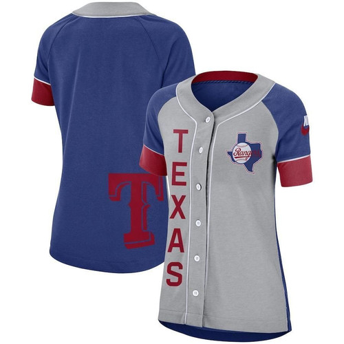 Texas Rangers Wowalk Off Gray Royal 3D Jersey