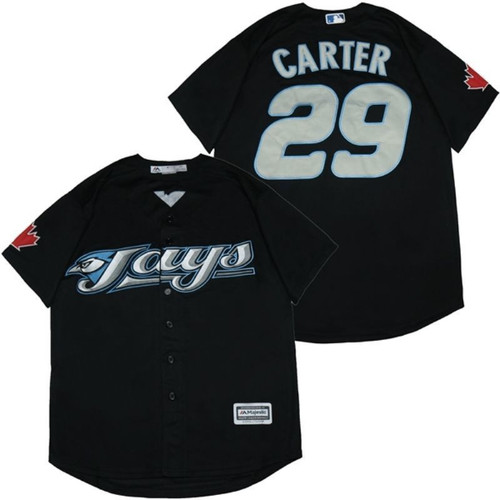 Toronto Blue Jays Joe Carter 29 2021 Mlb Black Jersey Jersey