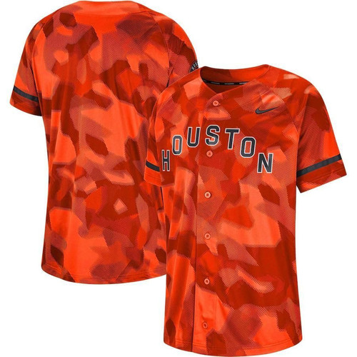 Houston Astros Camo Orange 3D Jersey