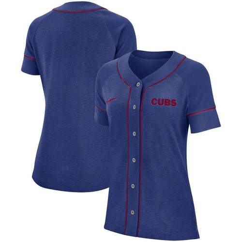 Chicago Cubs Womens Classic Baseball Jersey Royal