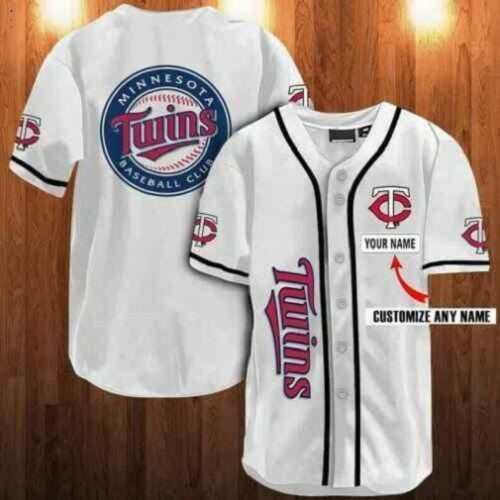 [Custom name] Minnesota Twins All Over Print Baseball Jersey for Fans