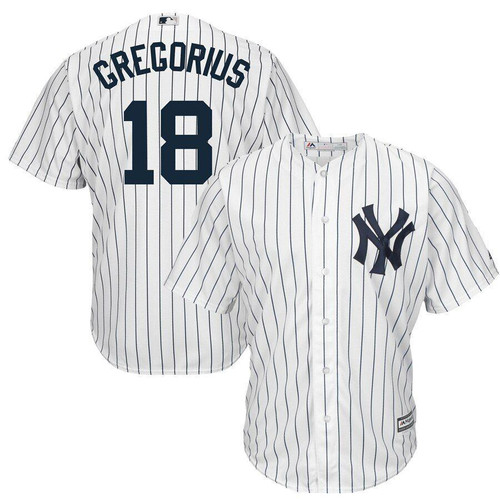 Didi Gregorius New York Yankees Majestic Cool Base Player Jersey White 2019