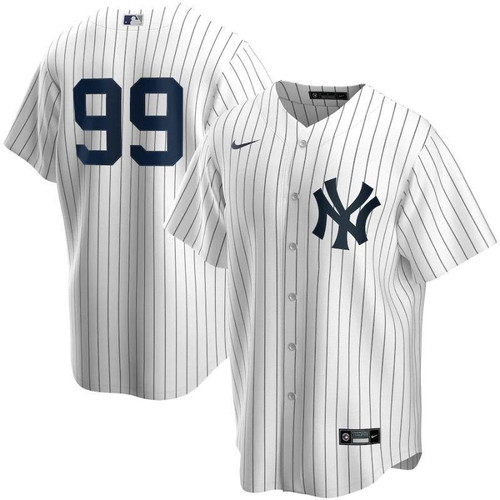 New York Yankees Aaron Judge #99 2020 MLB White Jersey