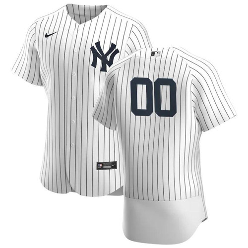 New York Yankees #00 2020 MLB Personalized Custom White Custom Jersey