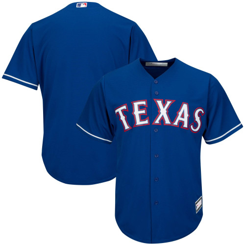 MenS Royal Texas Rangers Big & Tall Replica Team Jersey