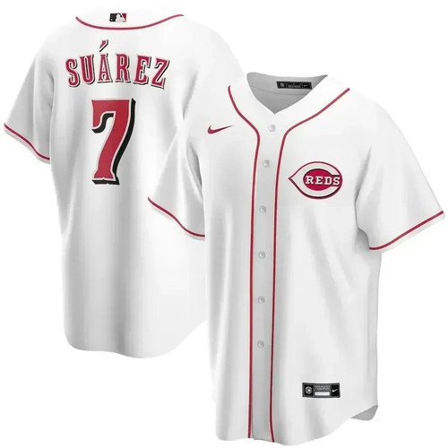 Eugenio Suarez Cincinnati Reds Nike Replica Replica Home 2020 Replica Player Jersey – White