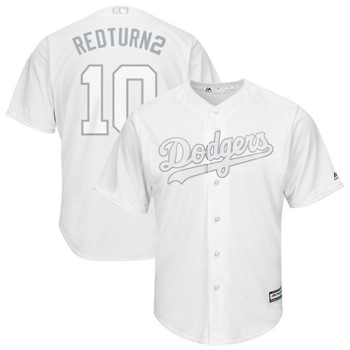 Justin Turner Redturn2 Los Angeles Dodgers Majestic 2021 Players Weekend Replica Player Jersey Jersey White 2021