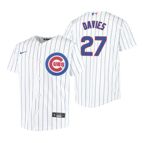 Chicago Cubs #27 Zach Davies 2020 White Jersey Gift For Cubs Fans