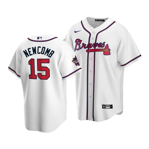 Atlanta Braves Sean Newcomb #15 2021 Mlb All-Star Game Patch Jersey White