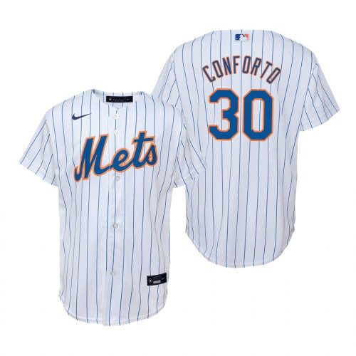 New York Mets #30 Michael Conforto 2020 Alternate White Jersey Gift For Mets Fans