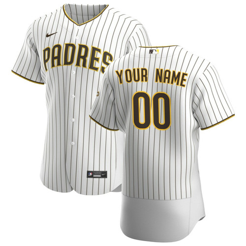 MenS San Diego Padres White Home Custom Baseball Jersey Mlb Baseball Jersey61