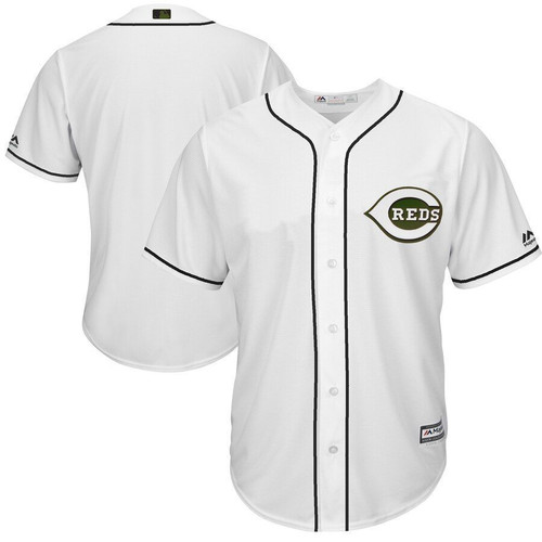 Cincinnati Reds Majestic Alternate 2019 Cool Base Team Jersey White