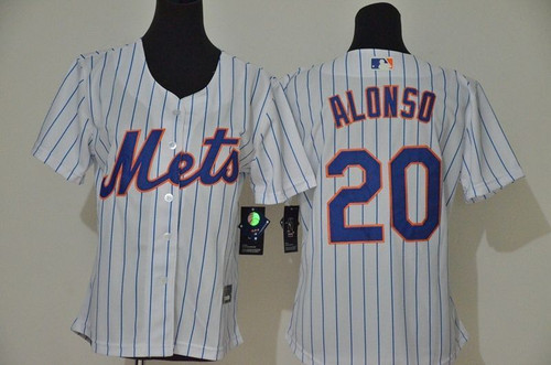 New York Mets Pete Alonso #20 2020 Mlb White Jersey
