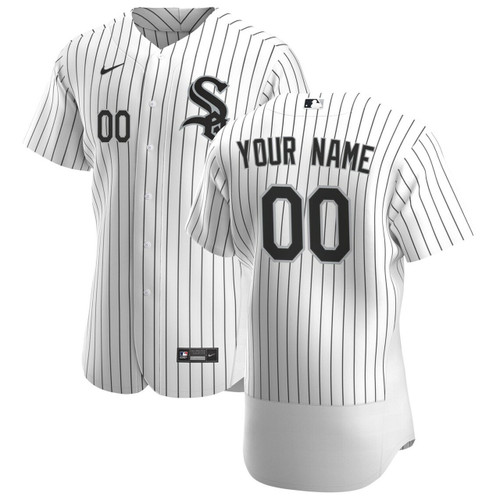 Men'S Chicago White Sox White Home Custom Baseball Jersey Mlb Baseball Jersey348